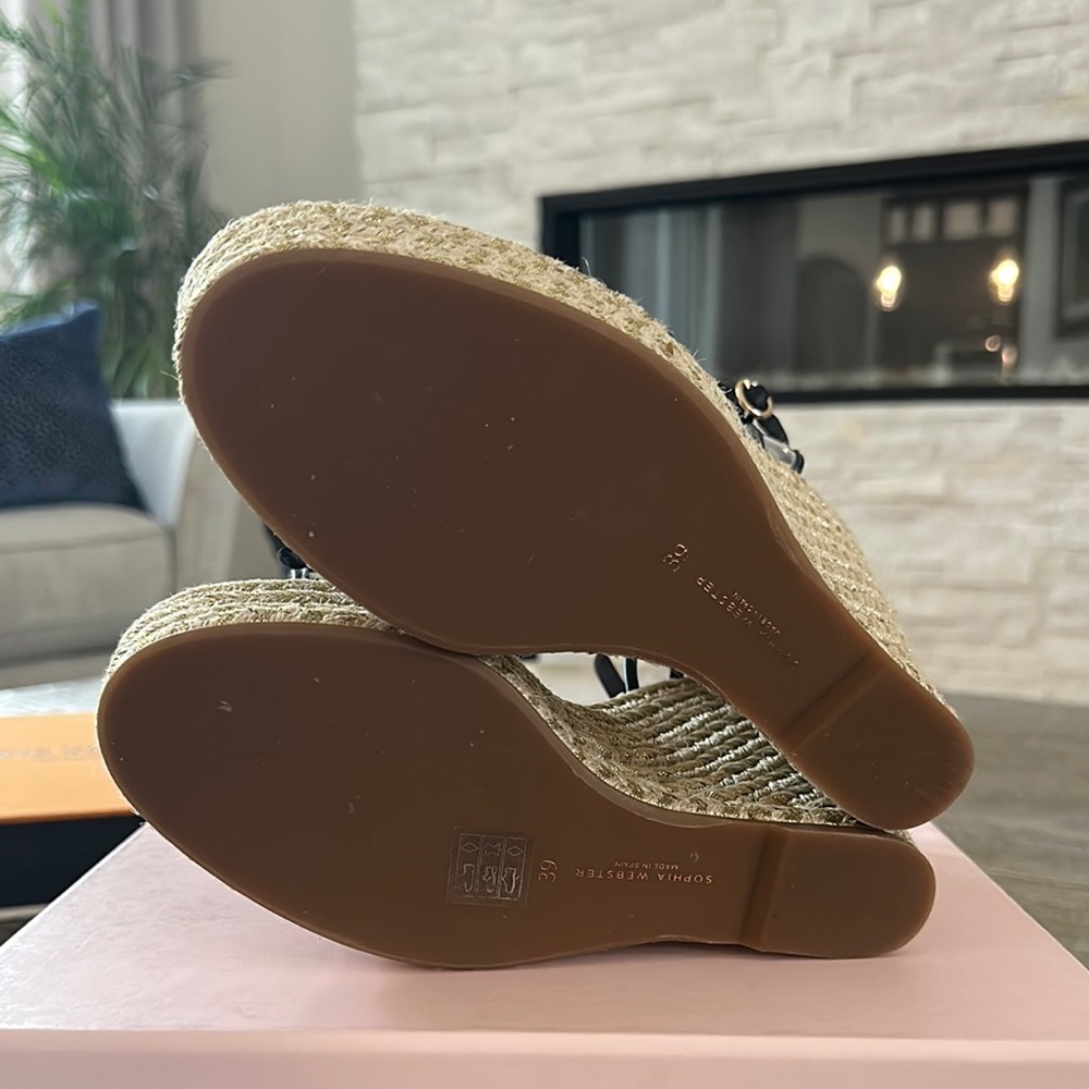 Sophia Webster Butterfly Platform Wedges Size 39 - Picture 5 of 5
